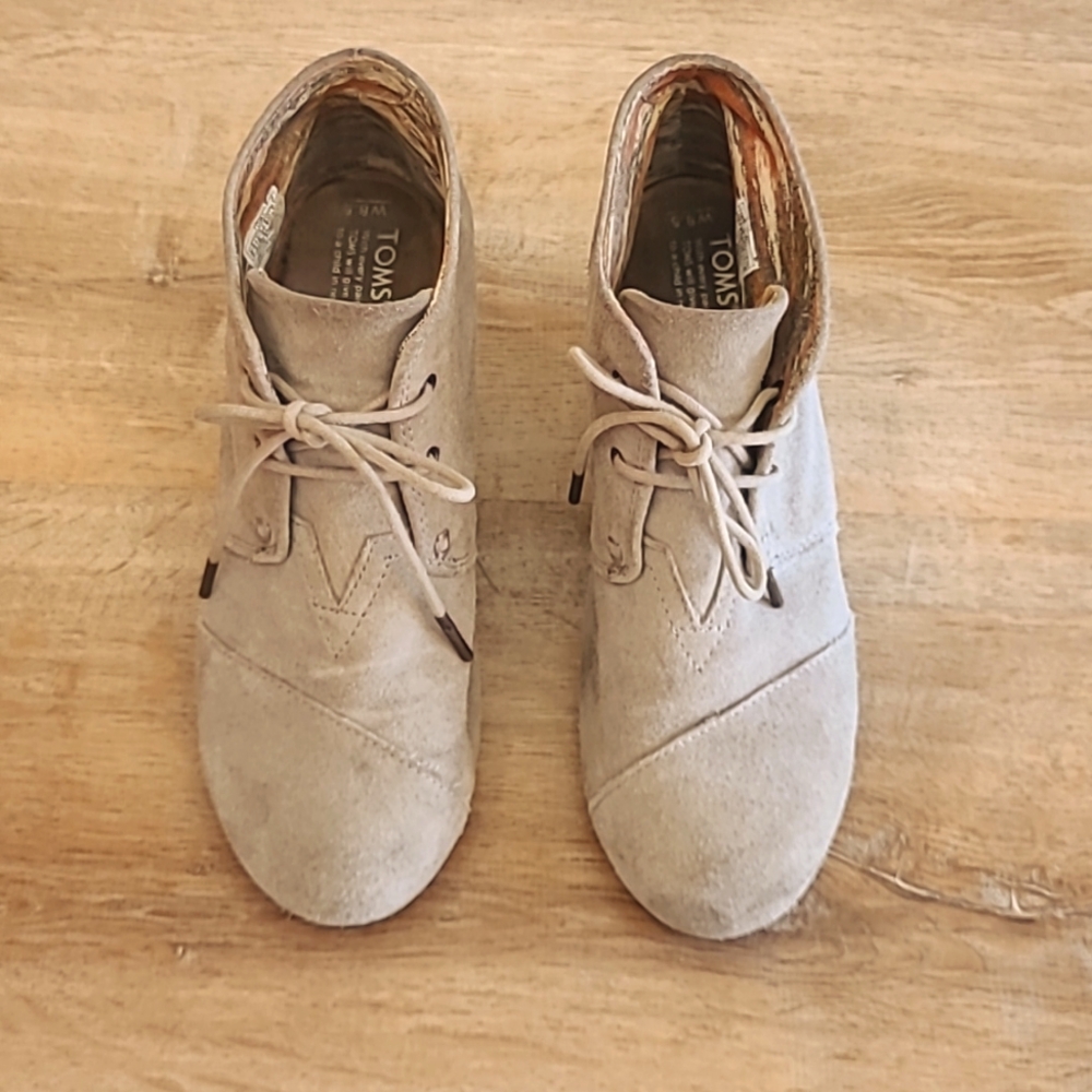 Tom’s Dessert Wedge Bootie - 8
